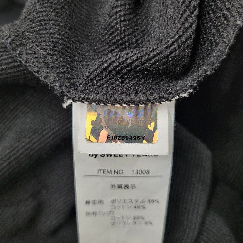 【中古品】【メンズ】 SY32 BY SWEET YEARS SLASH BIG LOGO P/O HOODIE 13008 スラッシュ ビッグ ロゴ プルオーバー フーディ パーカー 長袖 トップス 141-260209-as-17-izu サイズ：L カラー：ブラック 万代Net店