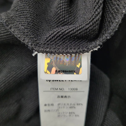 【中古品】【メンズ】 SY32 BY SWEET YEARS SLASH BIG LOGO P/O HOODIE 13008 スラッシュ ビッグ ロゴ プルオーバー フーディ パーカー 長袖 トップス 141-260209-as-17-izu サイズ：L カラー：ブラック 万代Net店