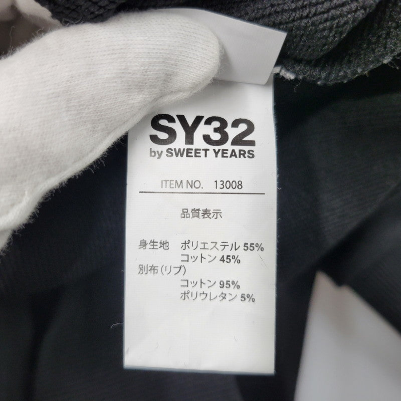 【中古品】【メンズ】 SY32 BY SWEET YEARS SLASH BIG LOGO P/O HOODIE 13008 スラッシュ ビッグ ロゴ プルオーバー フーディ パーカー 長袖 トップス 141-260209-as-17-izu サイズ：L カラー：ブラック 万代Net店
