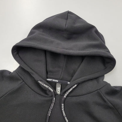 【中古品】【メンズ】 SY32 BY SWEET YEARS SLASH BIG LOGO P/O HOODIE 13008 スラッシュ ビッグ ロゴ プルオーバー フーディ パーカー 長袖 トップス 141-260209-as-17-izu サイズ：L カラー：ブラック 万代Net店