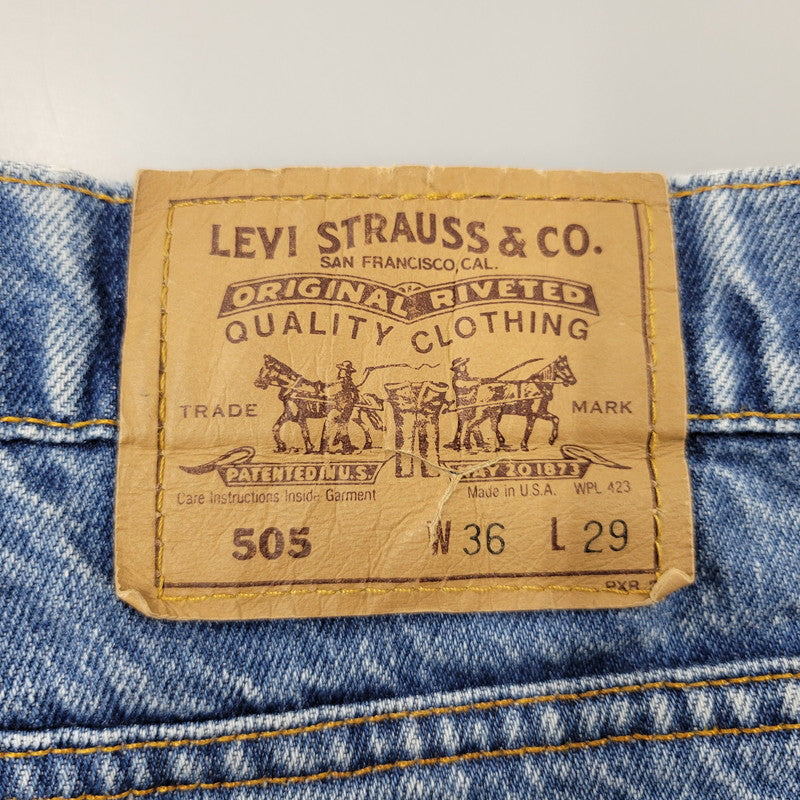 【中古品】【メンズ】 20505-0217 刻印731 USA製 DENIM PANTS デニムパンツ ボトムス ズボン 157-260208-tt-13-izu サイズ：36×29 カラー：インディゴ 万代Net店