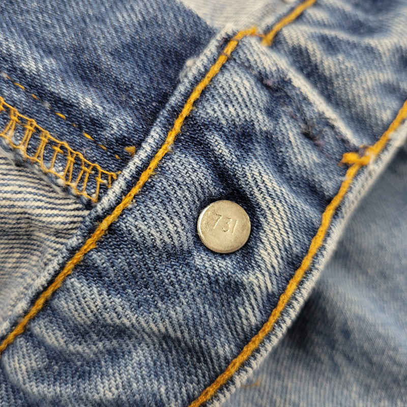 【中古品】【メンズ】 20505-0217 刻印731 USA製 DENIM PANTS デニムパンツ ボトムス ズボン 157-260208-tt-13-izu サイズ：36×29 カラー：インディゴ 万代Net店