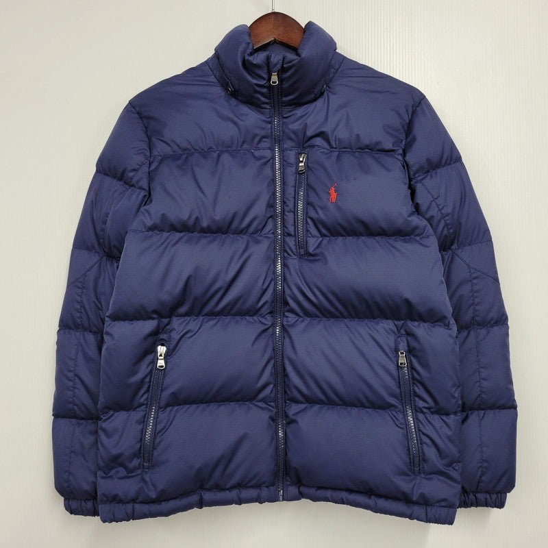 【中古品】【メンズ】 323940328002 HOODED DOWN JACKET フーデッド ダウン ジャケット アウター 168-260208-yn-12-izu サイズ：L カラー：ネイビー 万代Net店
