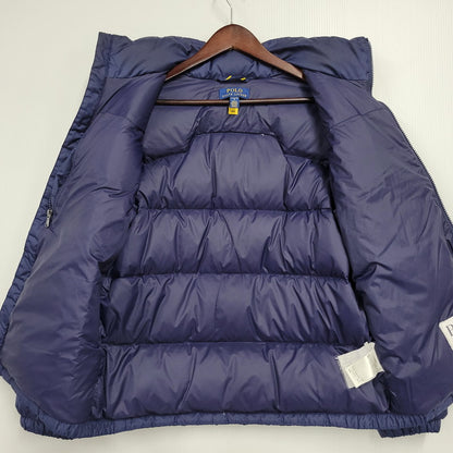 【中古品】【メンズ】 323940328002 HOODED DOWN JACKET フーデッド ダウン ジャケット アウター 168-260208-yn-12-izu サイズ：L カラー：ネイビー 万代Net店