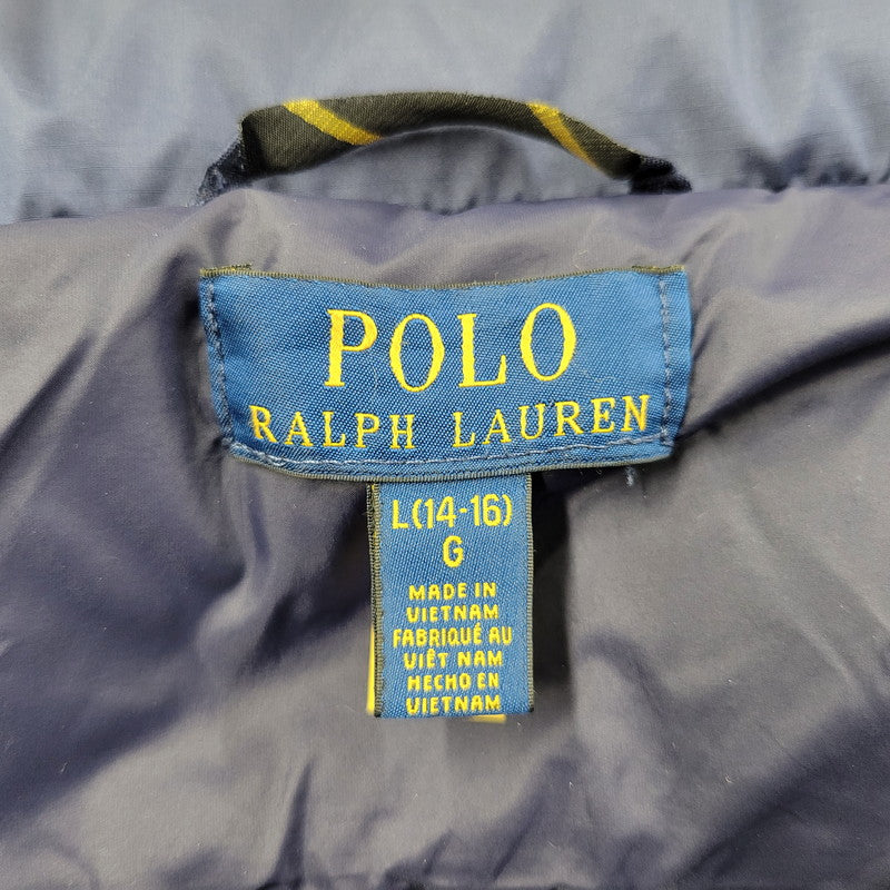 【中古品】【メンズ】 323940328002 HOODED DOWN JACKET フーデッド ダウン ジャケット アウター 168-260208-yn-12-izu サイズ：L カラー：ネイビー 万代Net店