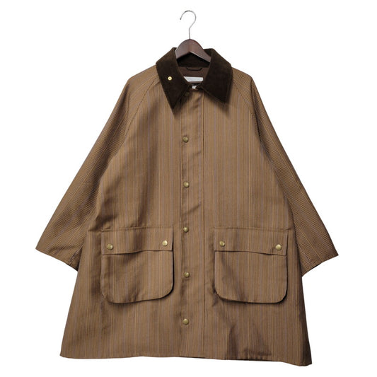 【中古品】【メンズ】 BARBOUR × FRAMEWORK バブアー×フレームワーク 222LCAS001 別注 千鳥格子 BEAUFORT JACKET ビューフォート ジャケット アウター 144-260209-cs-20-izu サイズ：M カラー：ブラウン 万代Net店