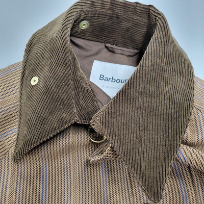 【中古品】【メンズ】 BARBOUR × FRAMEWORK バブアー×フレームワーク 222LCAS001 別注 千鳥格子 BEAUFORT JACKET ビューフォート ジャケット アウター 144-260209-cs-20-izu サイズ：M カラー：ブラウン 万代Net店