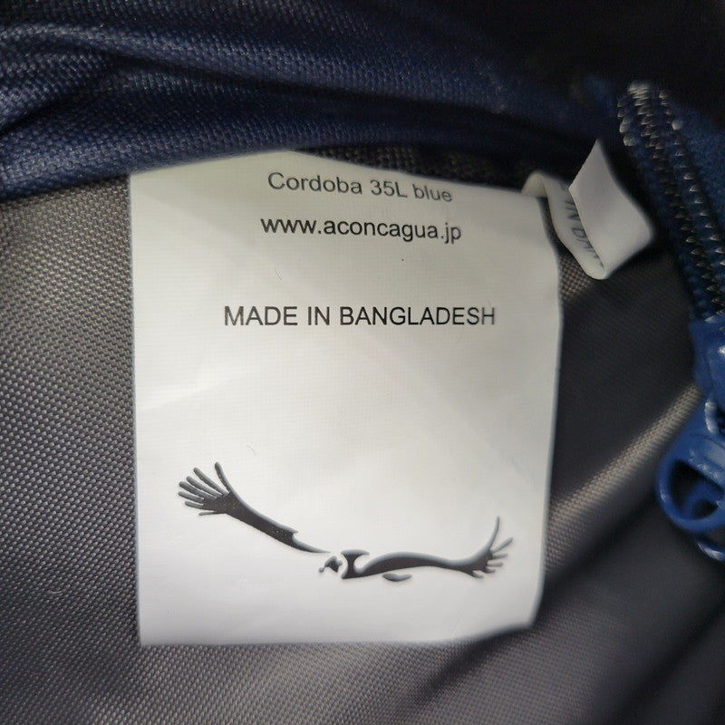 【中古品】【メンズ/レディース】 ACONCAGUA アコンカグア CORDOBA 35 BACKPACK コルドバ 35 バックパック リュック 鞄 カバン 188-260212-ay-01-izu カラー：ブルー 万代Net店