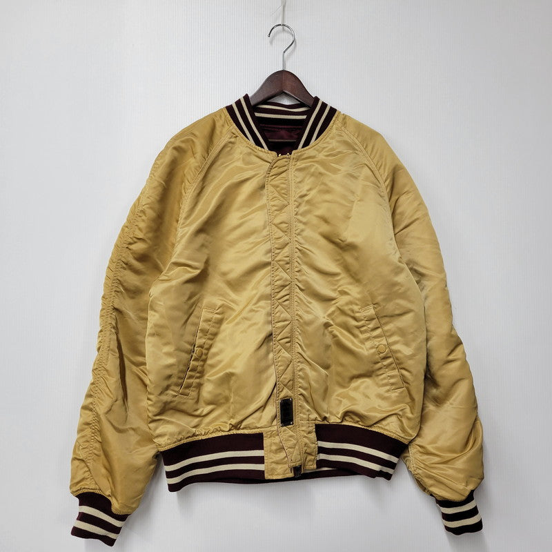 【中古品】【メンズ】 ALPHA INDUSTRIES アルファ インダストリーズ TYPE MA-1 REVERSIBLE SUKAJAN 風神雷神 タイプ エムエーワン リバーシブル スカジャン アウター 145-260209-cs-22-izu サイズ：XXL カラー：ボルドー×ベージュ 万代Net店