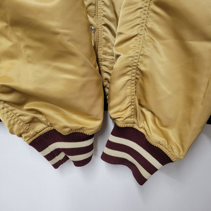 【中古品】【メンズ】 ALPHA INDUSTRIES アルファ インダストリーズ TYPE MA-1 REVERSIBLE SUKAJAN 風神雷神 タイプ エムエーワン リバーシブル スカジャン アウター 145-260209-cs-22-izu サイズ：XXL カラー：ボルドー×ベージュ 万代Net店
