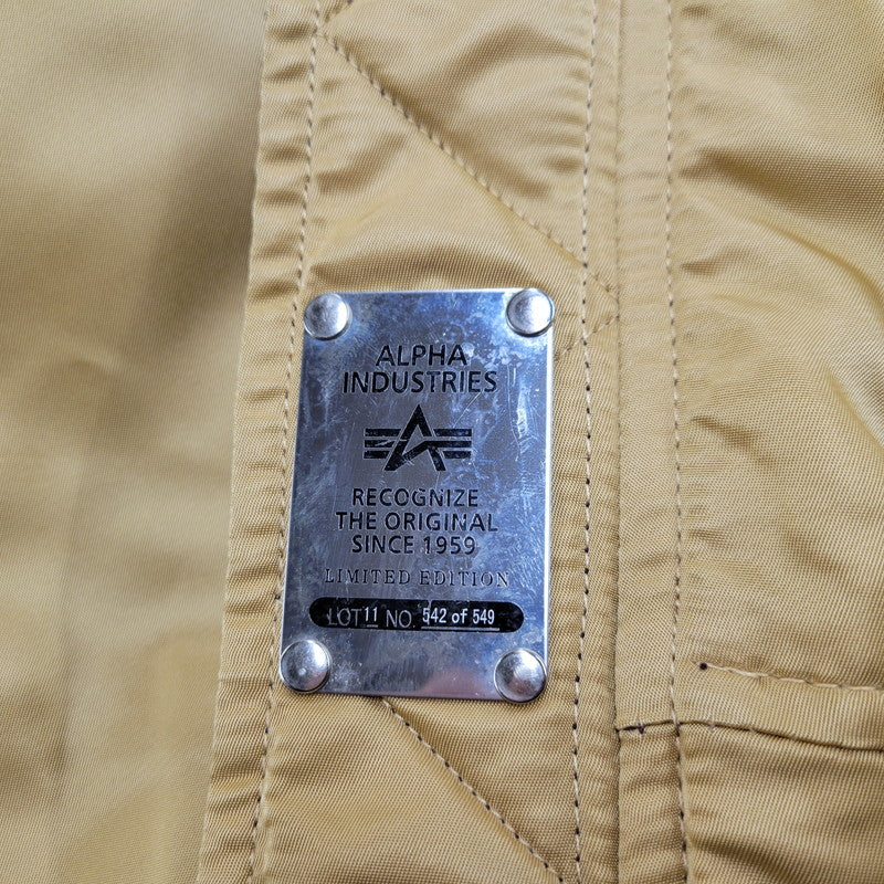 【中古品】【メンズ】 ALPHA INDUSTRIES アルファ インダストリーズ TYPE MA-1 REVERSIBLE SUKAJAN 風神雷神 タイプ エムエーワン リバーシブル スカジャン アウター 145-260209-cs-22-izu サイズ：XXL カラー：ボルドー×ベージュ 万代Net店