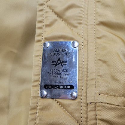 【中古品】【メンズ】 ALPHA INDUSTRIES アルファ インダストリーズ TYPE MA-1 REVERSIBLE SUKAJAN 風神雷神 タイプ エムエーワン リバーシブル スカジャン アウター 145-260209-cs-22-izu サイズ：XXL カラー：ボルドー×ベージュ 万代Net店