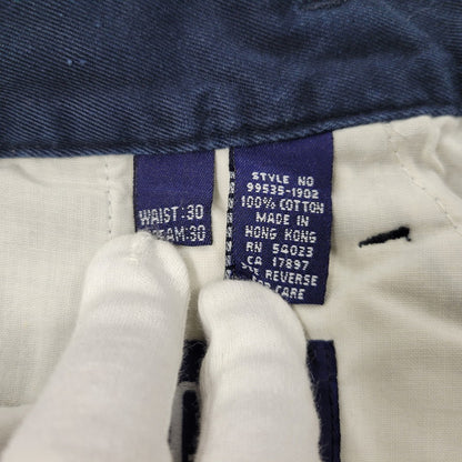 【中古品】【メンズ】 OLD GAP オールドギャップ 香港製 2 TUCK PANTS 2タックパンツ 157-260208-tt-16-izu サイズ：30×30 カラー：ダークネイビー系 万代Net店