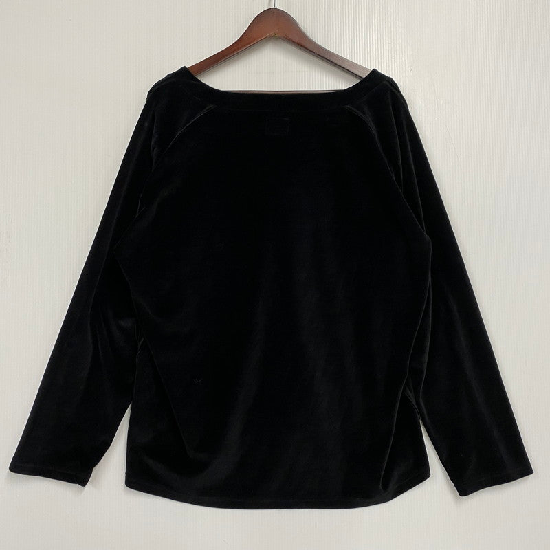 【中古品】【メンズ】 IN200 V NECK CARDIGANE ブイ ネック カーディガン -C PE VELOUR コットン ポリエステル ベロア トップス 長袖 141-260209-cs-05-izu サイズ：L カラー：ブラック 万代Net店