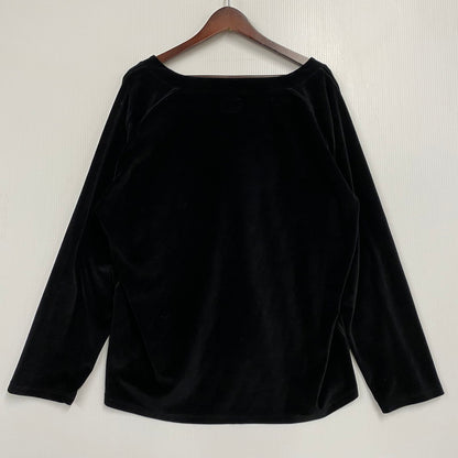 【中古品】【メンズ】 IN200 V NECK CARDIGANE ブイ ネック カーディガン -C PE VELOUR コットン ポリエステル ベロア トップス 長袖 141-260209-cs-05-izu サイズ：L カラー：ブラック 万代Net店