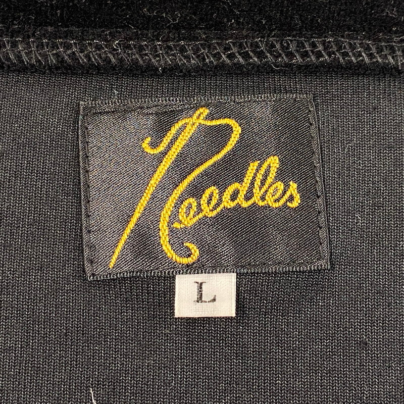 【中古品】【メンズ】 IN200 V NECK CARDIGANE ブイ ネック カーディガン -C PE VELOUR コットン ポリエステル ベロア トップス 長袖 141-260209-cs-05-izu サイズ：L カラー：ブラック 万代Net店