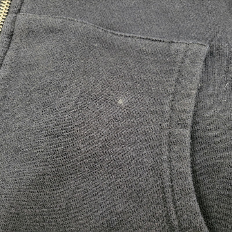 【中古品】【メンズ】 ZIP UP HOODIE ジップ アップ フーディー パーカー 長袖 142-260209-kh-03-izu サイズ：L カラー：ブラック 万代Net店