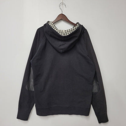 【中古品】【メンズ】 ZIP UP HOODIE ジップ アップ フーディー パーカー 長袖 142-260209-kh-03-izu サイズ：L カラー：ブラック 万代Net店