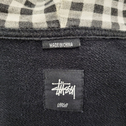 【中古品】【メンズ】 ZIP UP HOODIE ジップ アップ フーディー パーカー 長袖 142-260209-kh-03-izu サイズ：L カラー：ブラック 万代Net店