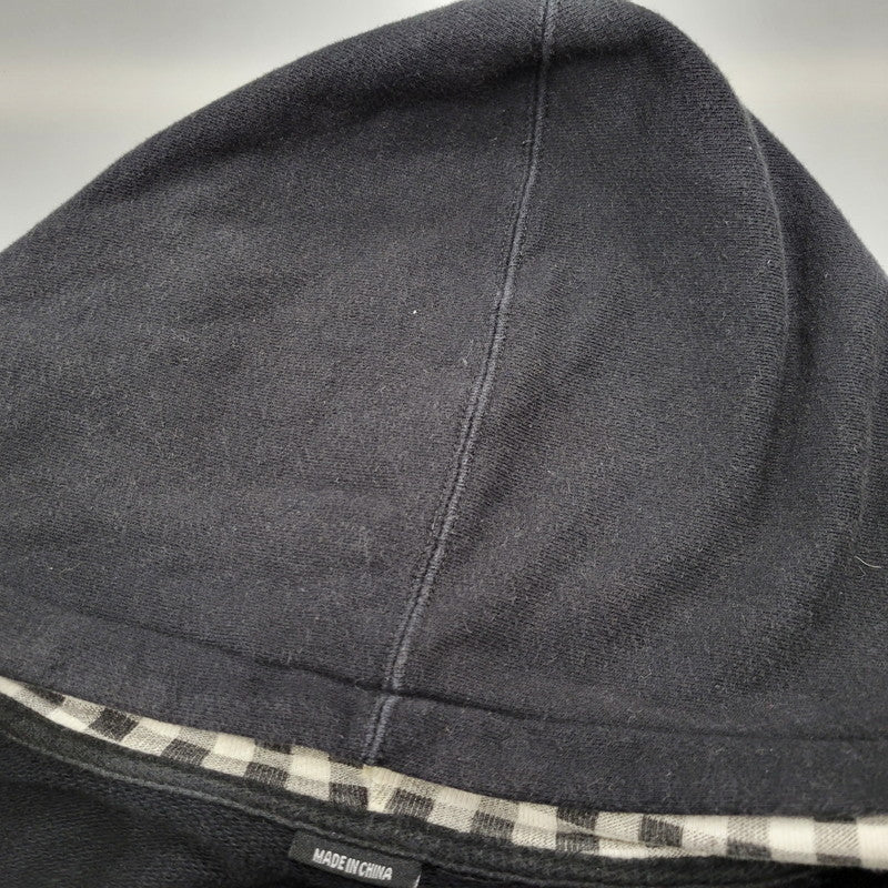【中古品】【メンズ】 ZIP UP HOODIE ジップ アップ フーディー パーカー 長袖 142-260209-kh-03-izu サイズ：L カラー：ブラック 万代Net店
