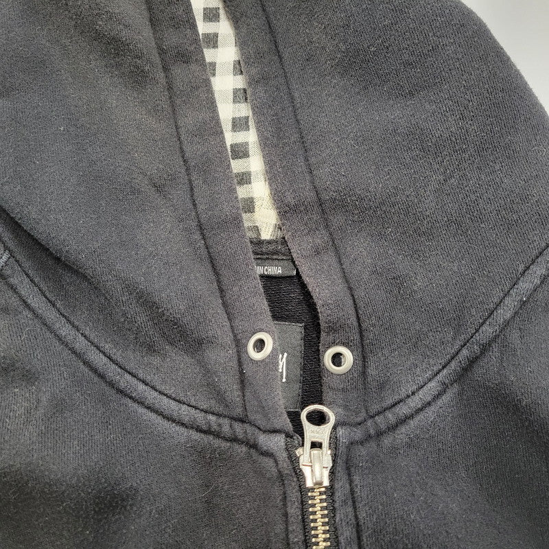 【中古品】【メンズ】 ZIP UP HOODIE ジップ アップ フーディー パーカー 長袖 142-260209-kh-03-izu サイズ：L カラー：ブラック 万代Net店