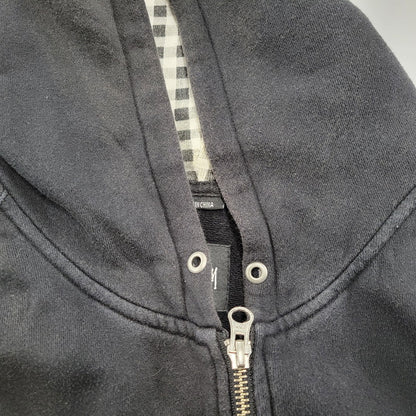 【中古品】【メンズ】 ZIP UP HOODIE ジップ アップ フーディー パーカー 長袖 142-260209-kh-03-izu サイズ：L カラー：ブラック 万代Net店