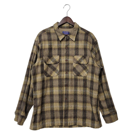 【中古品】【メンズ】 BOARD SHIRTS ボード シャツ 長袖 145-260209-kh-01-izu サイズ：L カラー：ブラウン系 万代Net店