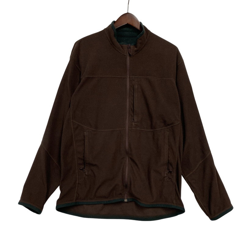 【中古品】【メンズ】 ARC’TERYX アークテリクス POLARTEC FLEECE JACKET ポータテック フリース ジャケット アウター 144-260209-cs-03-izu サイズ：L カラー：ブラウン 万代Net店
