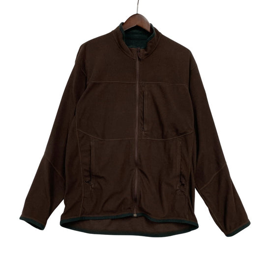 【中古品】【メンズ】 ARC’TERYX アークテリクス POLARTEC FLEECE JACKET ポータテック フリース ジャケット アウター 144-260209-cs-03-izu サイズ：L カラー：ブラウン 万代Net店
