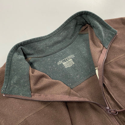 【中古品】【メンズ】 ARC’TERYX アークテリクス POLARTEC FLEECE JACKET ポータテック フリース ジャケット アウター 144-260209-cs-03-izu サイズ：L カラー：ブラウン 万代Net店