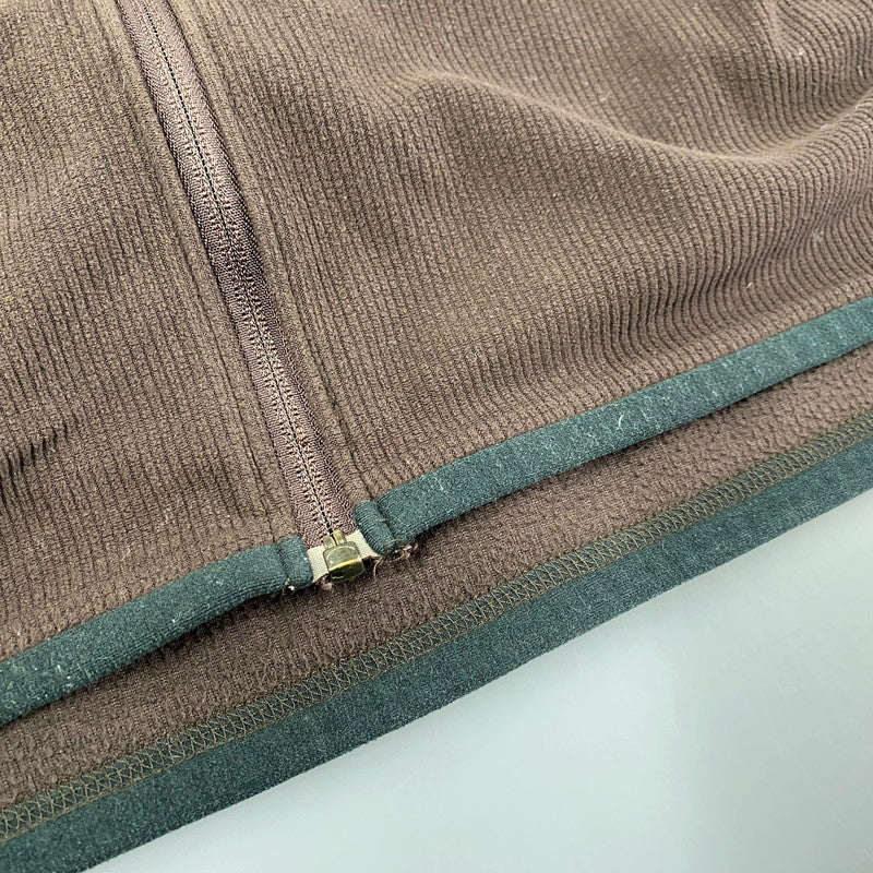 【中古品】【メンズ】 ARC’TERYX アークテリクス POLARTEC FLEECE JACKET ポータテック フリース ジャケット アウター 144-260209-cs-03-izu サイズ：L カラー：ブラウン 万代Net店