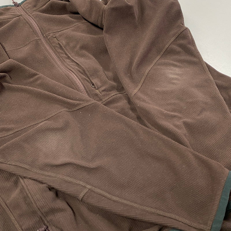 【中古品】【メンズ】 ARC’TERYX アークテリクス POLARTEC FLEECE JACKET ポータテック フリース ジャケット アウター 144-260209-cs-03-izu サイズ：L カラー：ブラウン 万代Net店