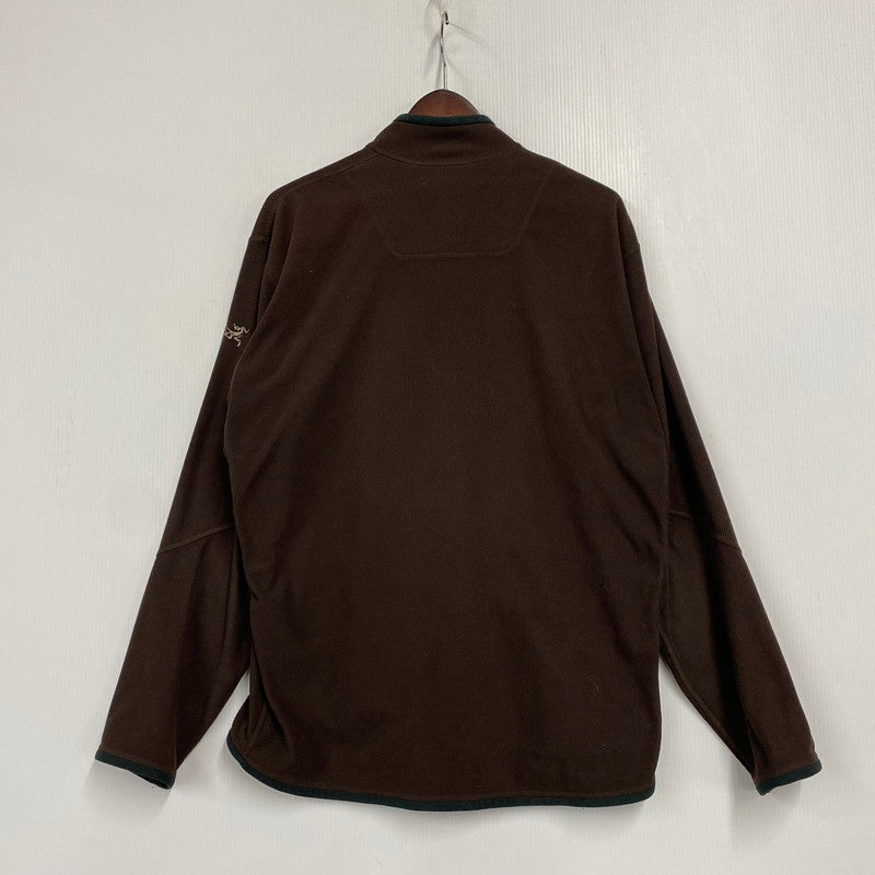 【中古品】【メンズ】 ARC’TERYX アークテリクス POLARTEC FLEECE JACKET ポータテック フリース ジャケット アウター 144-260209-cs-03-izu サイズ：L カラー：ブラウン 万代Net店