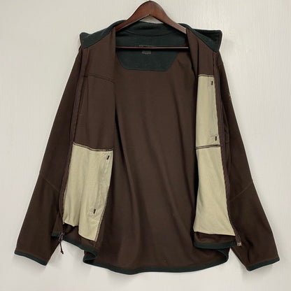 【中古品】【メンズ】 ARC’TERYX アークテリクス POLARTEC FLEECE JACKET ポータテック フリース ジャケット アウター 144-260209-cs-03-izu サイズ：L カラー：ブラウン 万代Net店