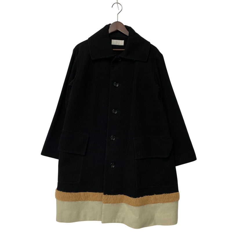 【中古品】【レディース】 NOOY ヌーイ WOOL COAT ウール コート アウター 170-260212-cs-11-izu サイズ：不明 カラー：ブラック 万代Net店