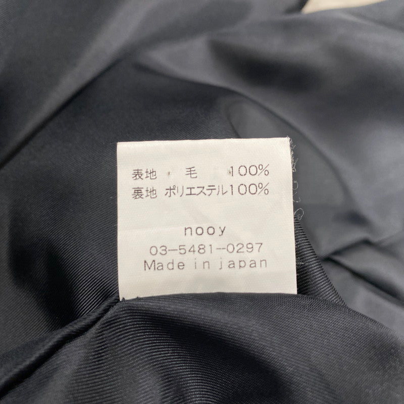 【中古品】【レディース】 NOOY ヌーイ WOOL COAT ウール コート アウター 170-260212-cs-11-izu サイズ：不明 カラー：ブラック 万代Net店