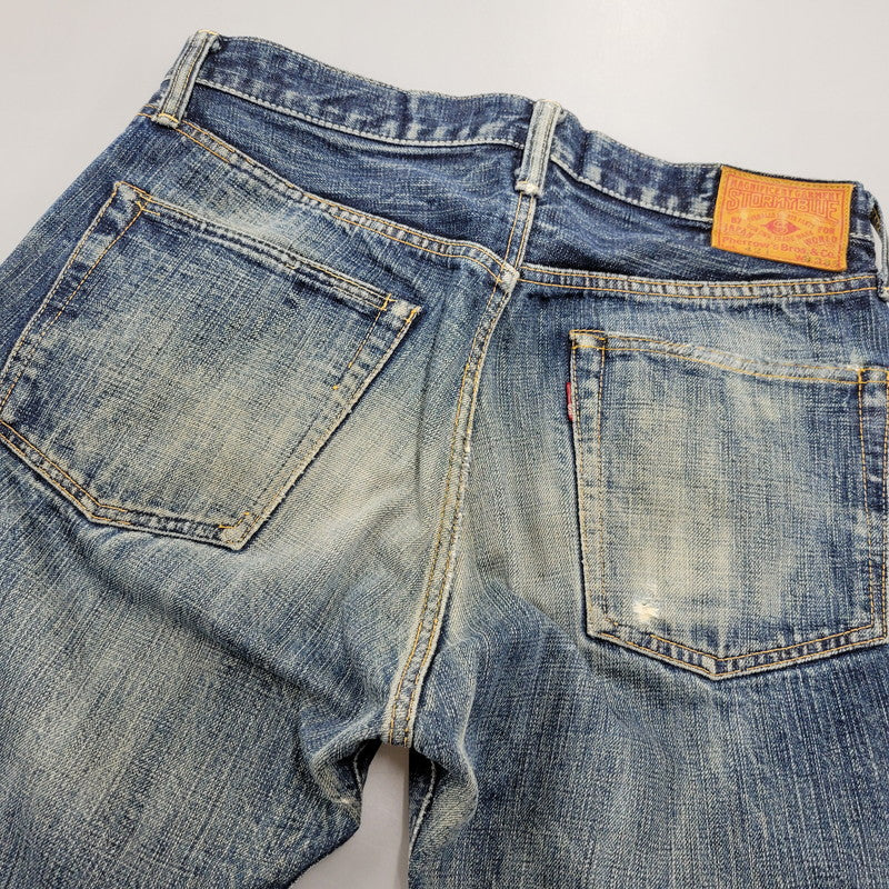【現状渡し品】【メンズ】 STORMYBLUE DENIM PANTS LOT421 ストーミーブルー デニムパンツ ジーンズ ボトムス 156-260214-as-04-izu サイズ：32×35 カラー：インディゴ 万代Net店