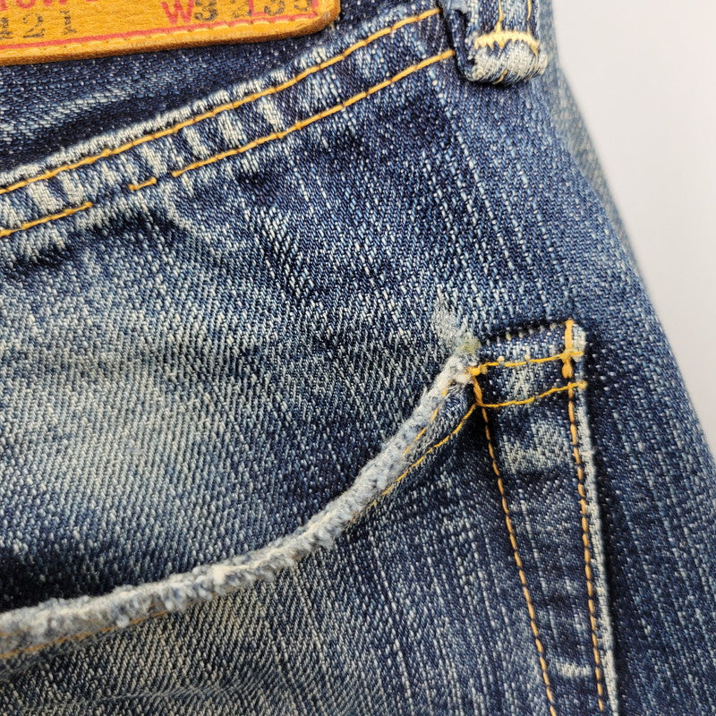 【現状渡し品】【メンズ】 STORMYBLUE DENIM PANTS LOT421 ストーミーブルー デニムパンツ ジーンズ ボトムス 156-260214-as-04-izu サイズ：32×35 カラー：インディゴ 万代Net店
