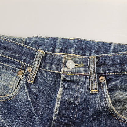 【現状渡し品】【メンズ】 STORMYBLUE DENIM PANTS LOT421 ストーミーブルー デニムパンツ ジーンズ ボトムス 156-260214-as-04-izu サイズ：32×35 カラー：インディゴ 万代Net店