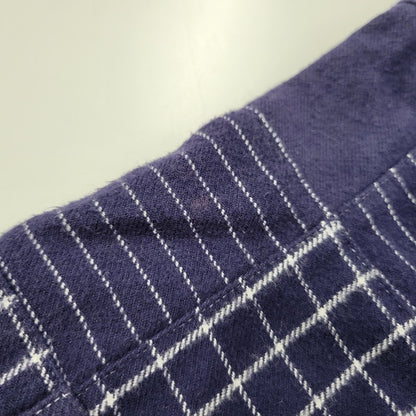 【中古品】【メンズ】 L/S PATCHWORK SHIRT 034-9378 ロングスリーブ パッチワーク シャツ 長袖 トップス 144-260223-as-29-izu サイズ：XL カラー：ネイビー 万代Net店