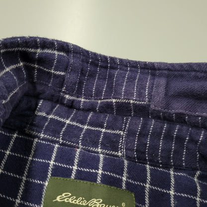 【中古品】【メンズ】 L/S PATCHWORK SHIRT 034-9378 ロングスリーブ パッチワーク シャツ 長袖 トップス 144-260223-as-29-izu サイズ：XL カラー：ネイビー 万代Net店