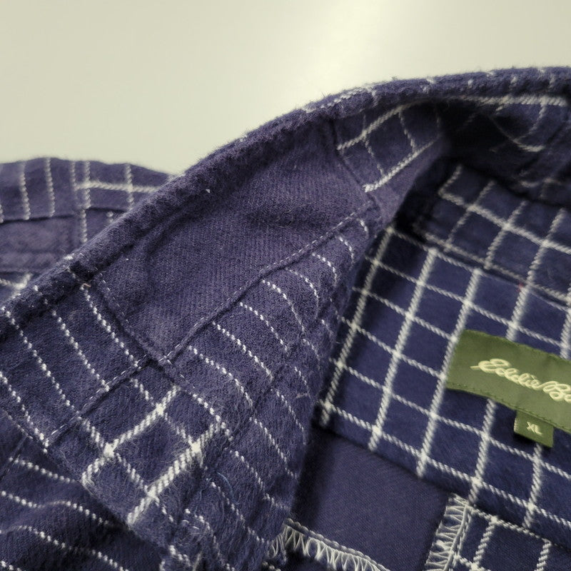 【中古品】【メンズ】 L/S PATCHWORK SHIRT 034-9378 ロングスリーブ パッチワーク シャツ 長袖 トップス 144-260223-as-29-izu サイズ：XL カラー：ネイビー 万代Net店