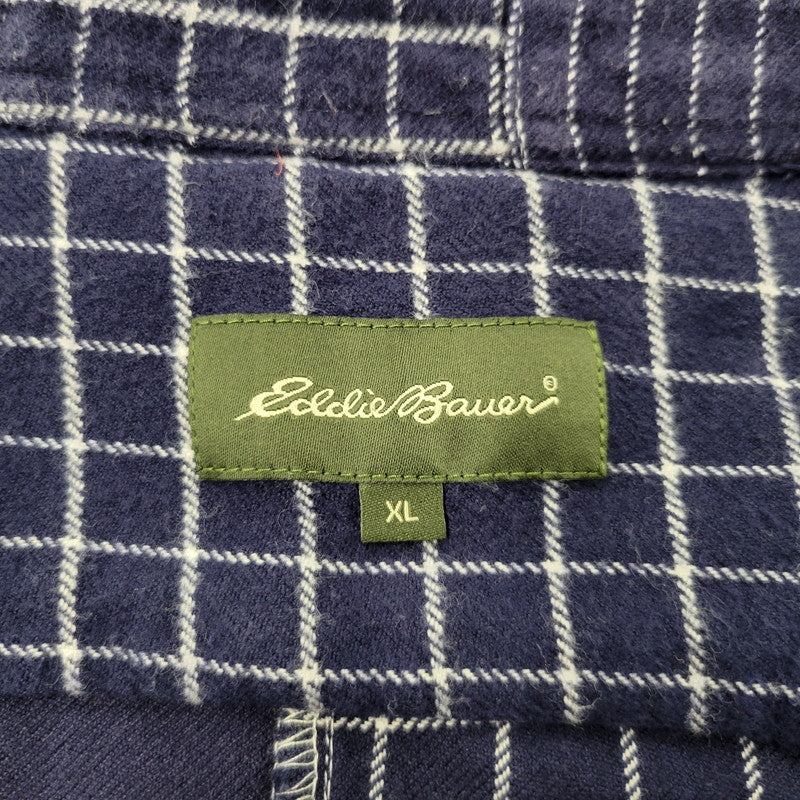 【中古品】【メンズ】 L/S PATCHWORK SHIRT 034-9378 ロングスリーブ パッチワーク シャツ 長袖 トップス 144-260223-as-29-izu サイズ：XL カラー：ネイビー 万代Net店