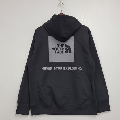 【中古品】【メンズ】 BACK SQUARE LOGO HOODIE NT62533 バック スクエア ロゴ フーディ パーカー 長袖 トップス 144-260212-ay-07-izu サイズ：S カラー：ブラック 万代Net店