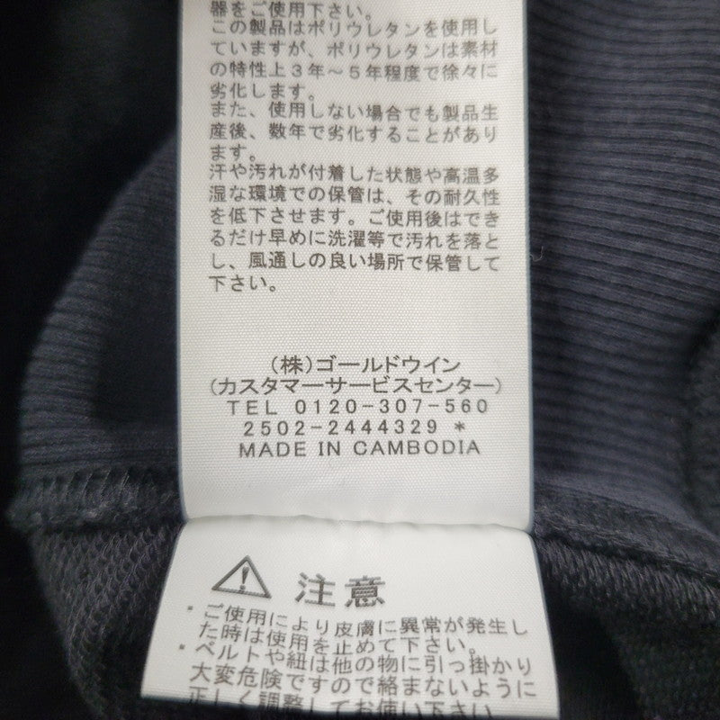 【中古品】【メンズ】 BACK SQUARE LOGO HOODIE NT62533 バック スクエア ロゴ フーディ パーカー 長袖 トップス 144-260212-ay-07-izu サイズ：S カラー：ブラック 万代Net店