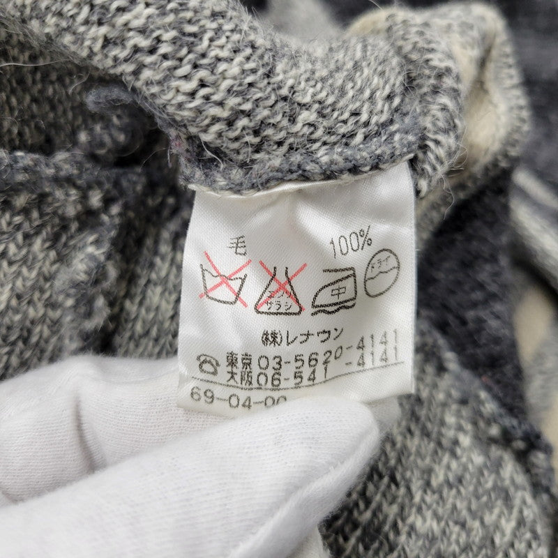 【中古品】【メンズ】 SIMPLE LIFE シンプルライフ WOOL 3D KNIT ウール ニット トップス 長袖 146-260213-kh-01-izu サイズ：L カラー：マルチ 万代Net店
