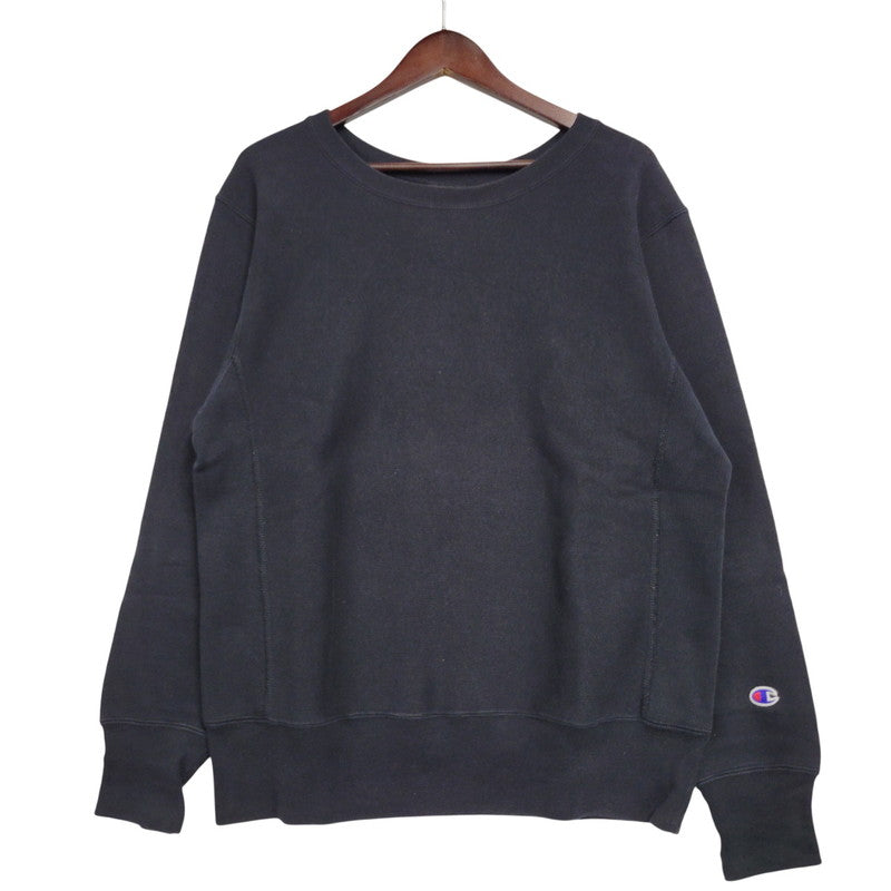 【中古品】【メンズ】 REVERSE WEAVE SWEATSHIRT C3-W004 リバースウィーブ スウェット トレーナー 青単復刻タグ 長袖 トップス 148-260212-ay-04-izu サイズ：M カラー：ブラック 万代Net店