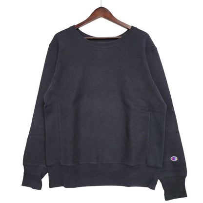 【中古品】【メンズ】 REVERSE WEAVE SWEATSHIRT C3-W004 リバースウィーブ スウェット トレーナー 青単復刻タグ 長袖 トップス 148-260212-ay-04-izu サイズ：M カラー：ブラック 万代Net店