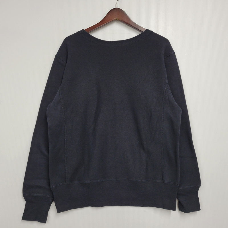 【中古品】【メンズ】 REVERSE WEAVE SWEATSHIRT C3-W004 リバースウィーブ スウェット トレーナー 青単復刻タグ 長袖 トップス 148-260212-ay-04-izu サイズ：M カラー：ブラック 万代Net店