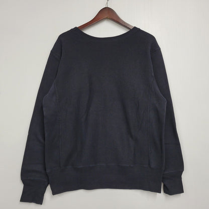 【中古品】【メンズ】 REVERSE WEAVE SWEATSHIRT C3-W004 リバースウィーブ スウェット トレーナー 青単復刻タグ 長袖 トップス 148-260212-ay-04-izu サイズ：M カラー：ブラック 万代Net店